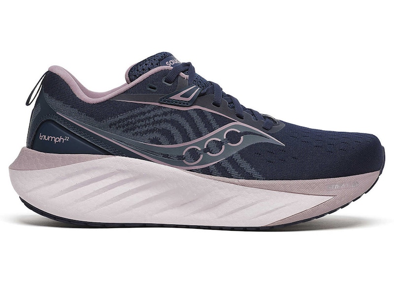 Pre-owned Saucony Triumph 22 (women's) Sneakers In Navy Blue/dusk