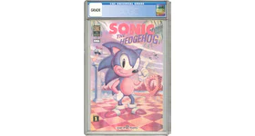 SEGA Sonic the Hedgehog (1991 Sega) #1NEWSPRINT Comic Book CGC Graded