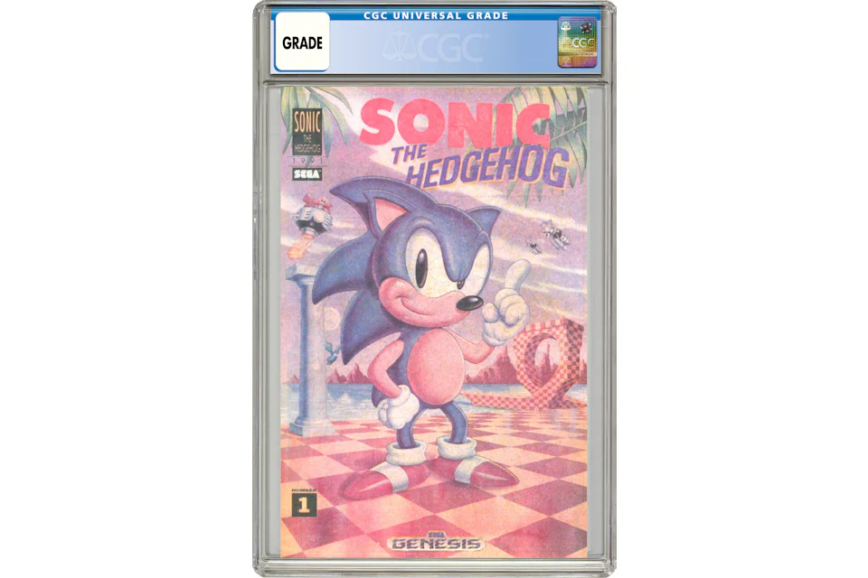 SEGA Sonic the Hedgehog (1991 Sega) #1NEWSPRINT Comic Book CGC Graded