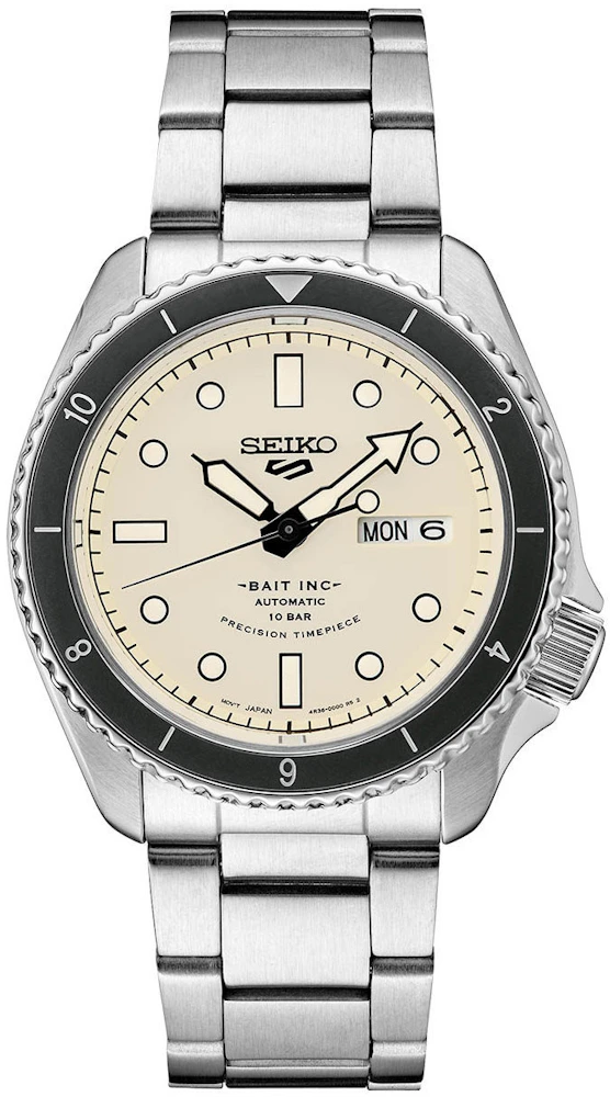 Seiko 5 Sports BAIT Limited Edition SBSA145 - 43mm in Stainless Steel - US