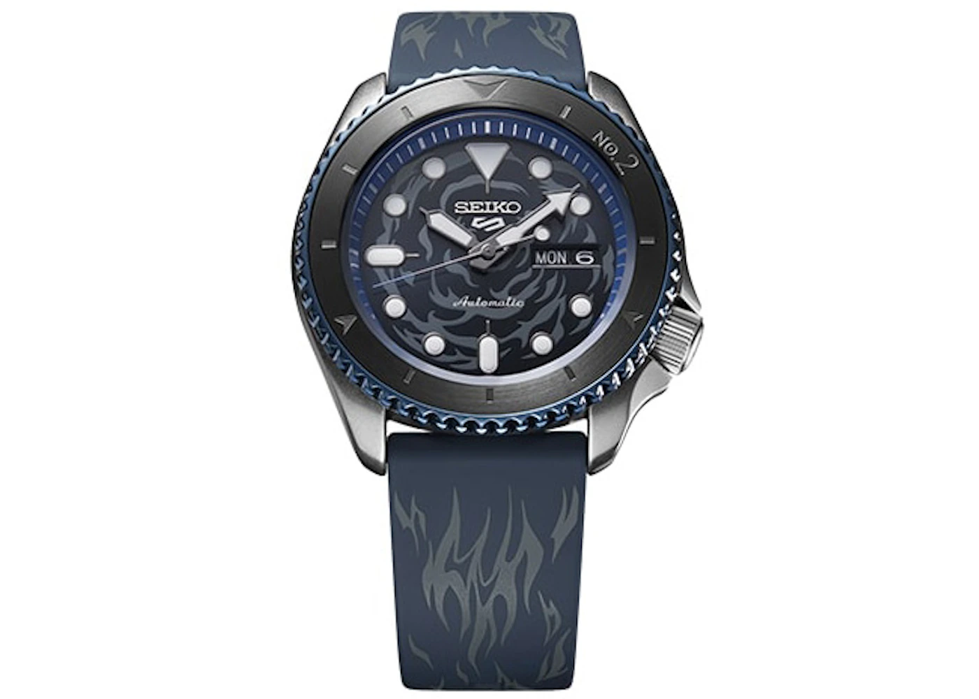 Seiko 5 Sports One Piece Limited Edition Sabo Srph71 43mm In Stainless Steel Seiko 5 Sports One Piece Limited Edition Sabo Srph71 43mm In Stainless Steel