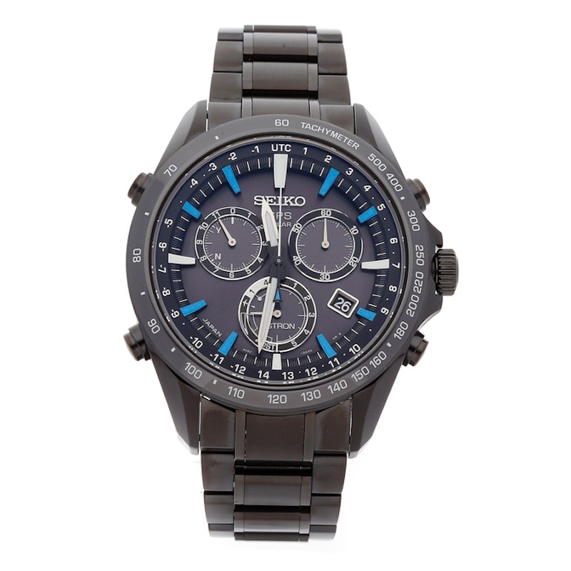 Seiko Astron GPS Solar Chronograph SSE013 45mm in Stainless Steel US