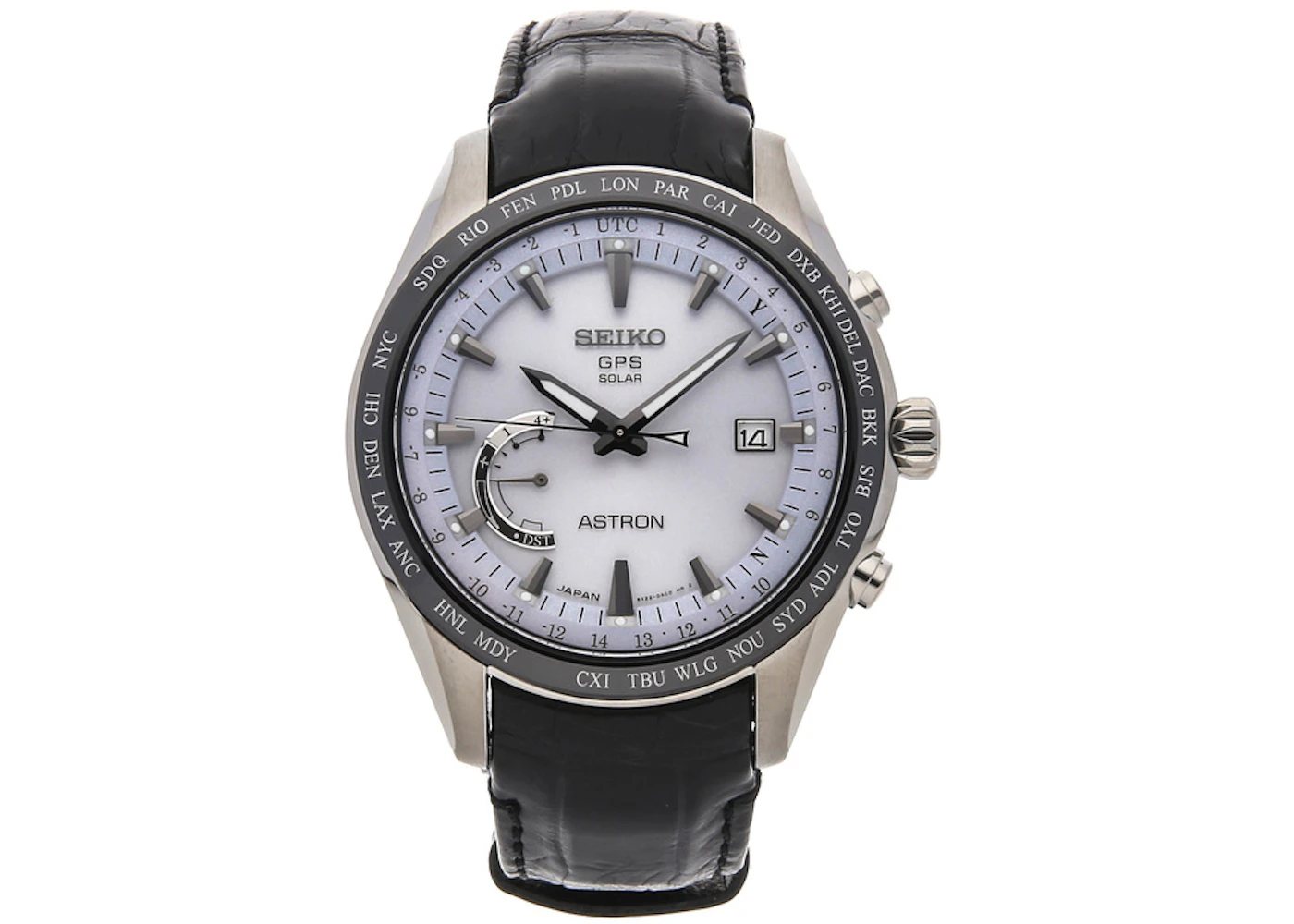 Seiko Astron GPS Solar World Time SSE093 45mm in Titanium - US