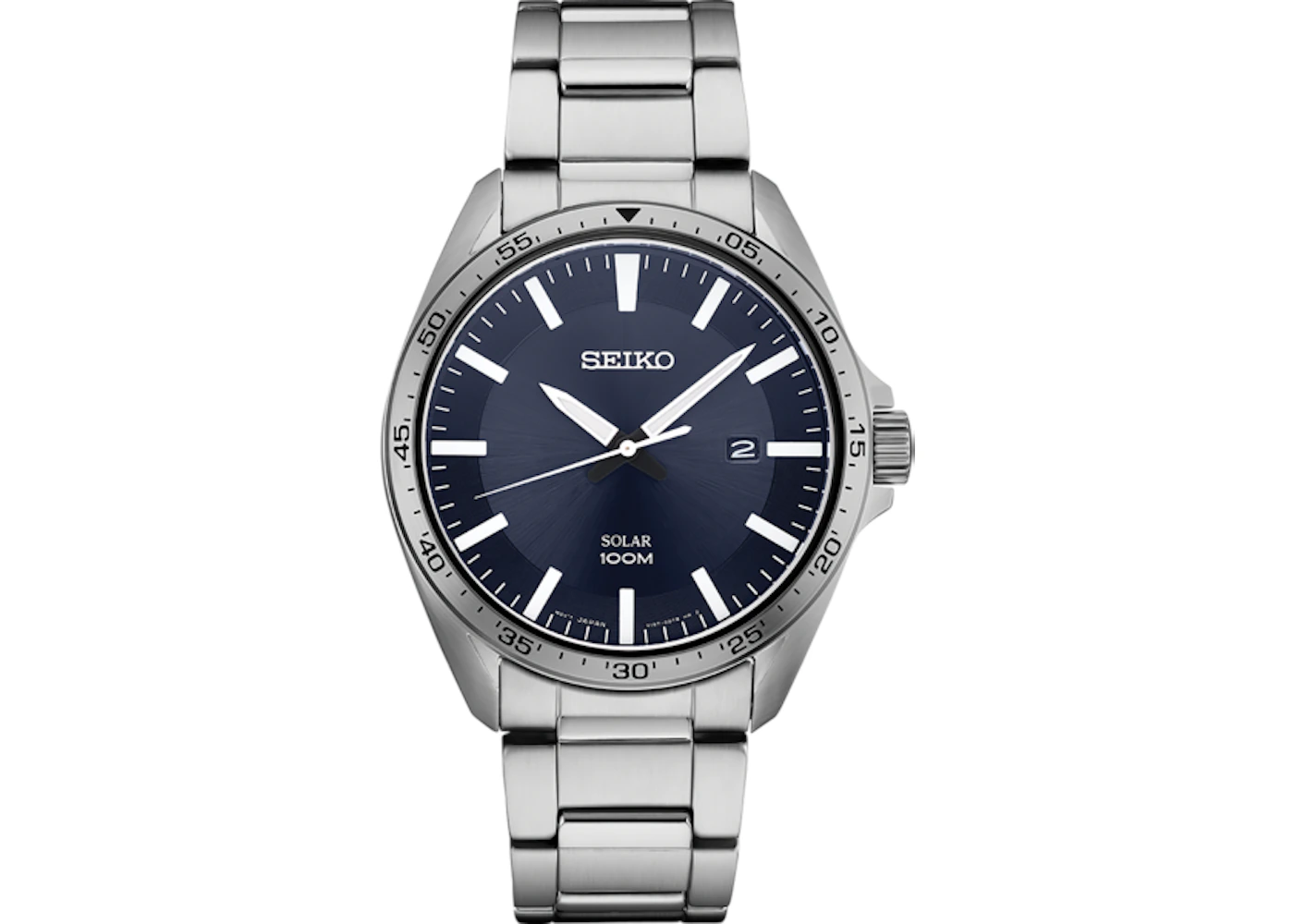 Seiko Essentials SNE483 43mm in Stainless Steel GB