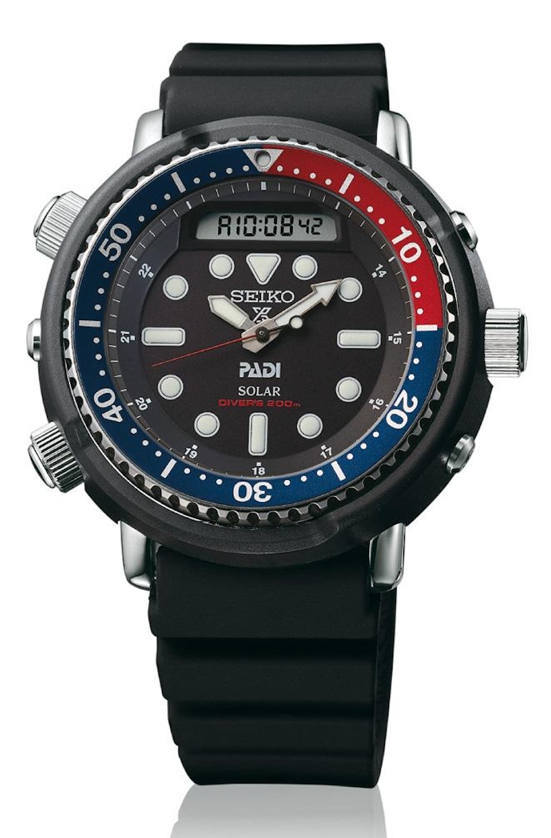 Seiko Prospex Padi Solar Driver SNJ027 48mm in Stainless Steel DE