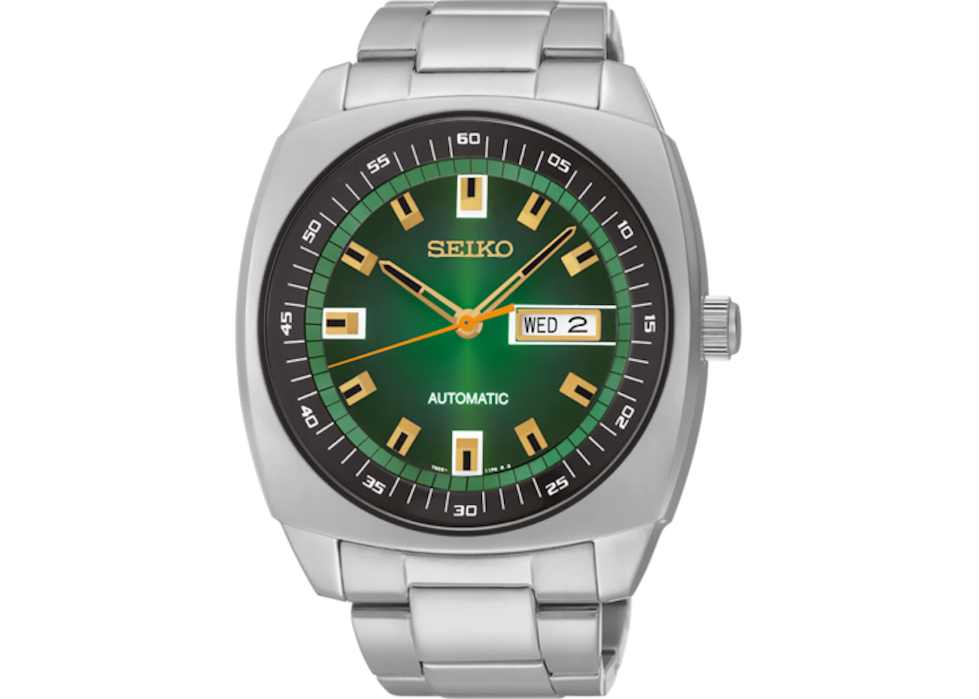 Men's automatic stainless steel bracelet watch 44mm snkm97 cheap