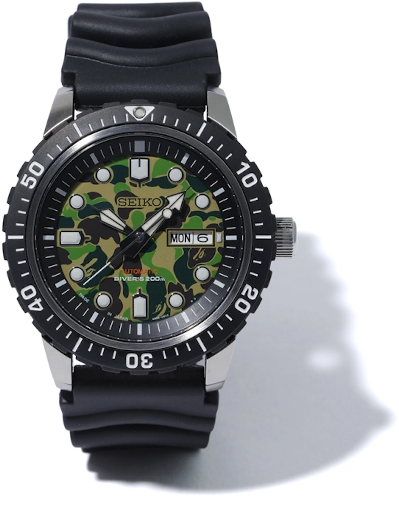 Seiko x BAPE Mechanical Divers Watch SZEL003 - 45mm in Stainless Steel - US