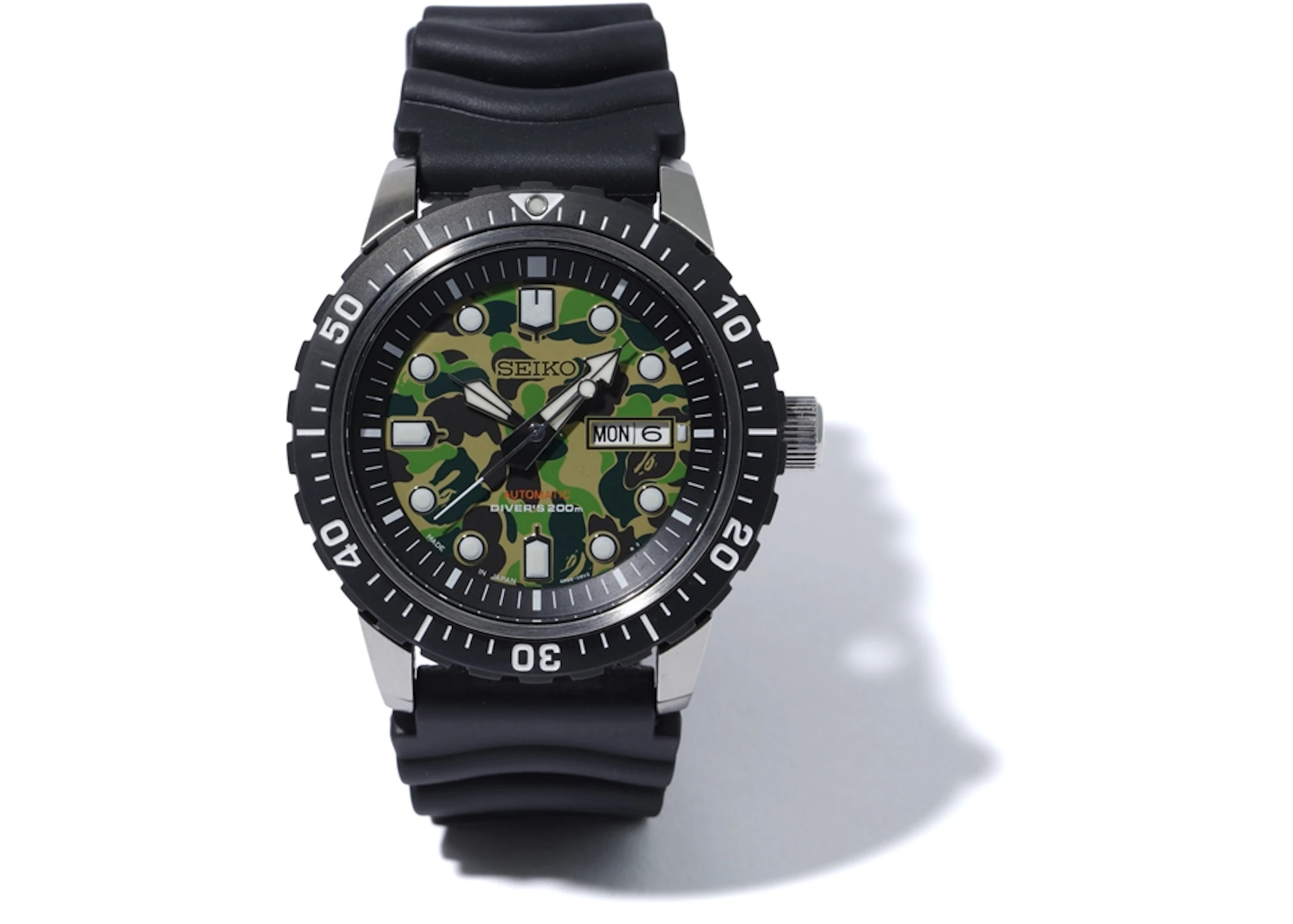 Seiko x BAPE Mechanical Divers Watch SZEL003 - 45mm in Stainless Steel - US