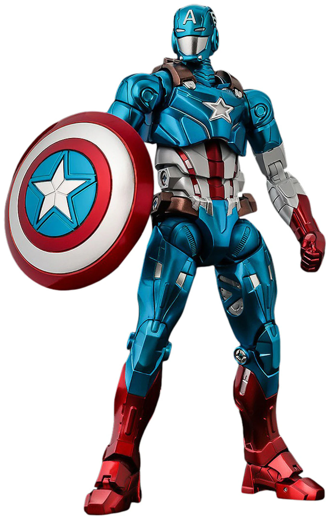 Sentinel Fighting Armor Marvel America Action Figure White & Blue -