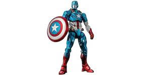 Sentinel Fighting Armor Marvel Captain America Action Figure Red, White & Blue