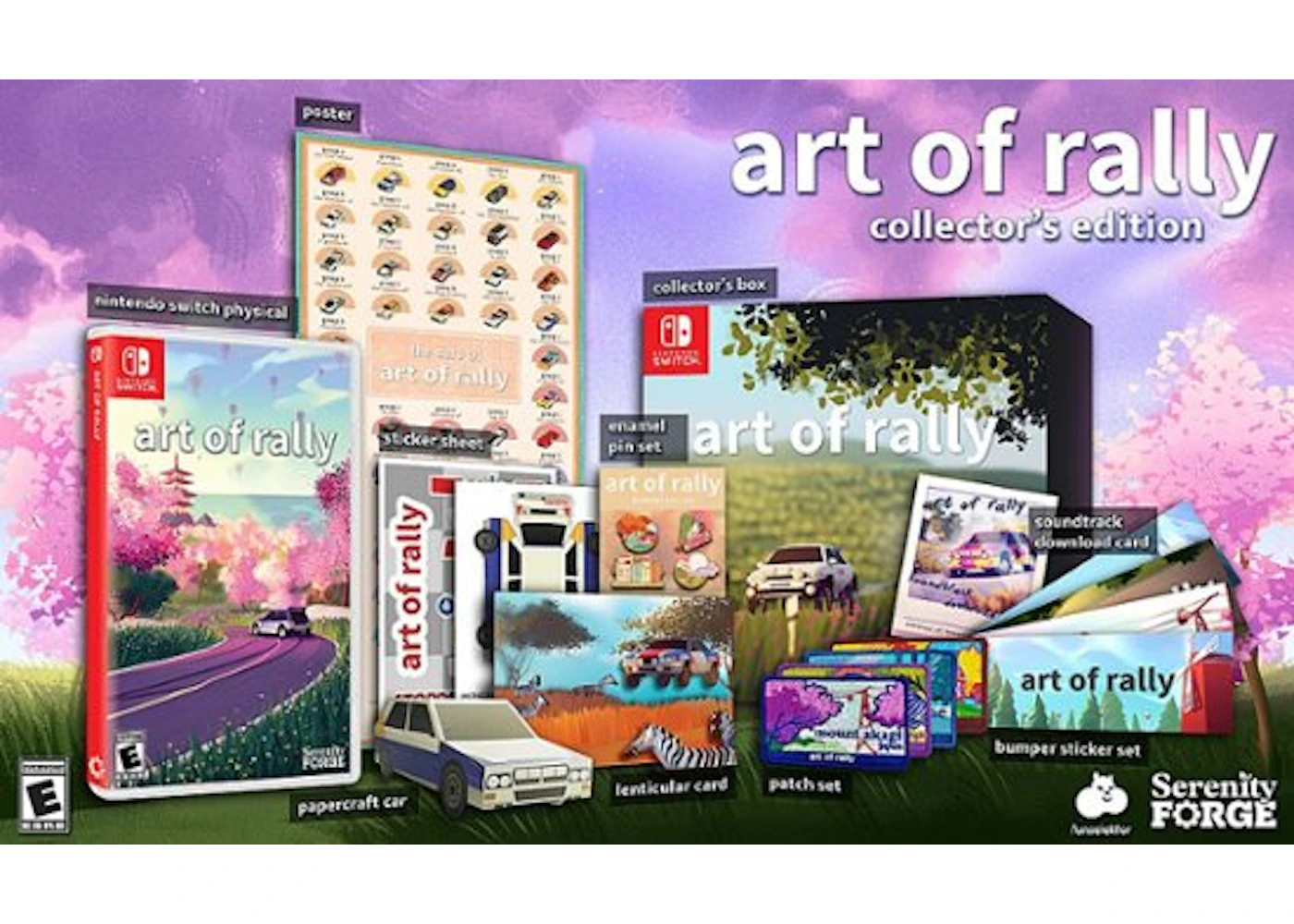 Serenity Forge Nintendo Switch art of rally Collector's Edition Video ...