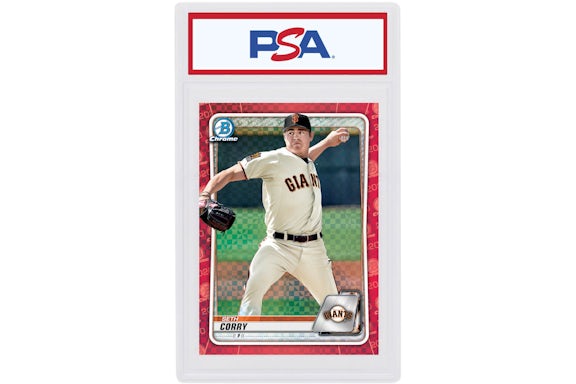 Seth Corry 2020 Bowman Chrome X Red X-Fractor 1/1 #BCP-242 (PSA or BGS Graded)