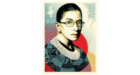 Shepard Fairey A Champion of Justice Ruth Bader Ginsberg Print Small (Signed, Edition of 500)