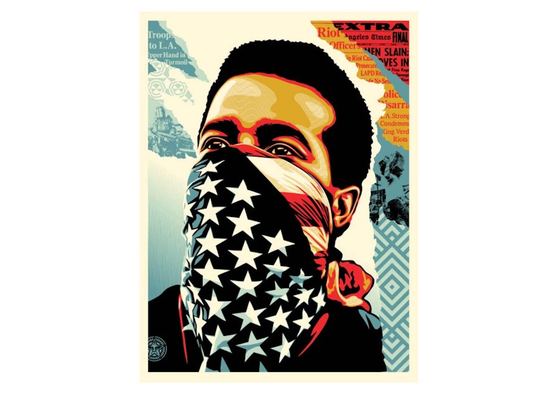 Shepard Fairey American Rage Print (Signed, Edition of 550)