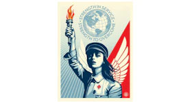Shepard Fairey Angel of Hope & Strength Print (Signed, Edition of 550)