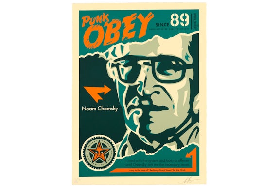 Shepard Fairey Chomsky Print (Signed, Edition of 89)