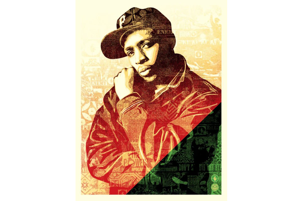 Shepard Fairey Chuck D Collage Print (Signed, Edition of 450)