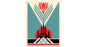 Shepard Fairey Green Power Print (Signed, Edition of 350) Blue