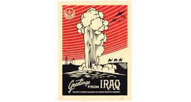 Shepard Fairey Greetings From Iraq Print (Signed, Edition of 89)