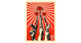 Shepard Fairey Guns & Roses Print (Signed, Edition of 89)