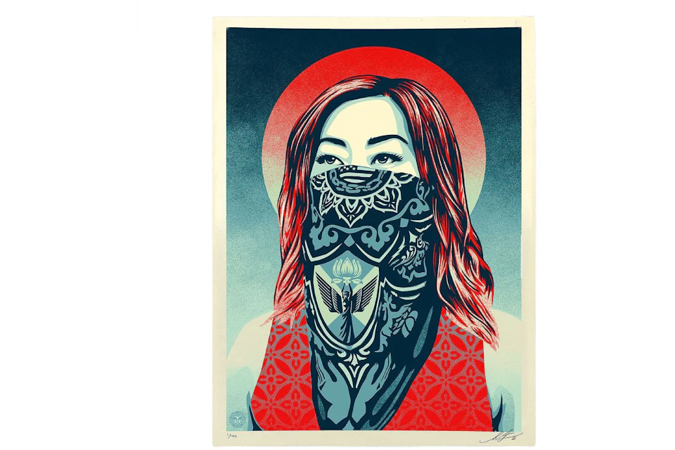 Shepard Fairey Just Angels Rising (Signed, Edition of 450)