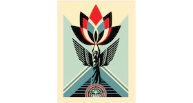 Shepard Fairey Lotus Angel Print (Signed, Edition of 500)