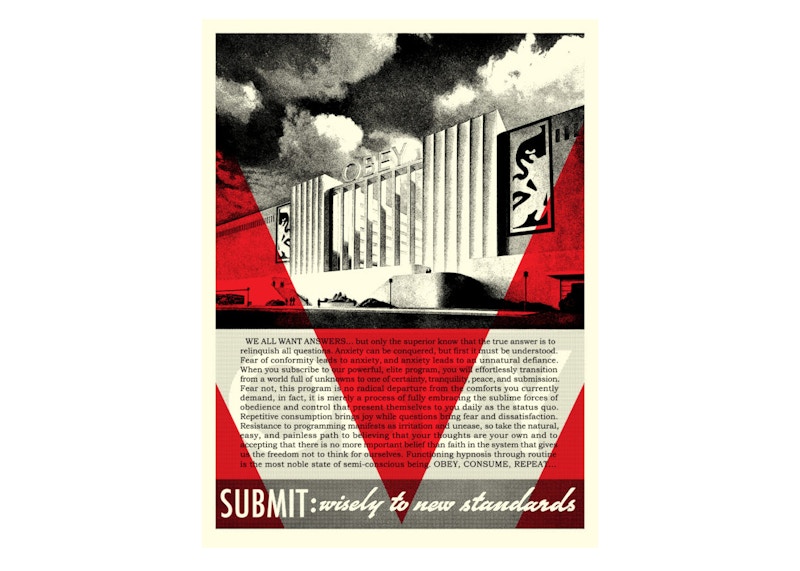 Shepard Fairey Obey Conformity Factory Print Red (Signed, Edition