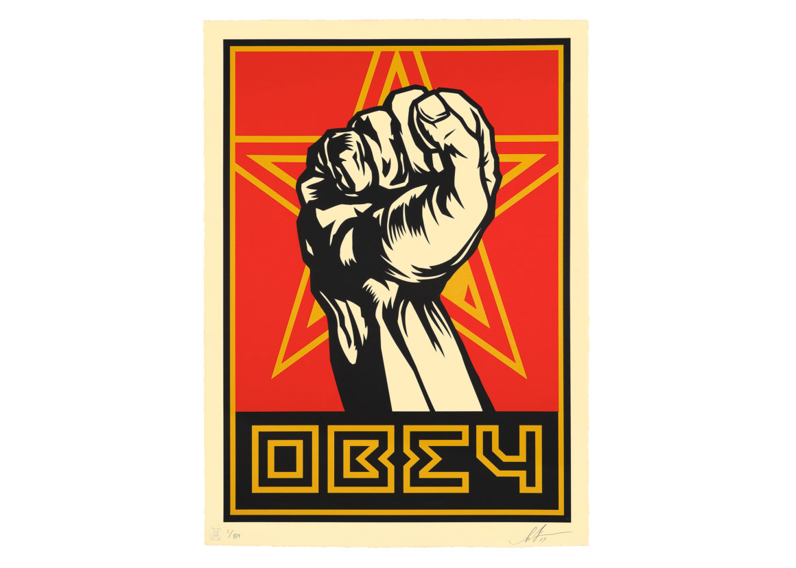 Shepard Fairey Obey Fist Print (Signed, Edition of 89) - US