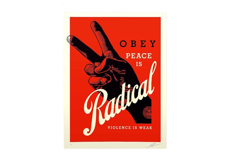 Shepard Fairey Obey Radical Peace Print (Signed, Edition of 375