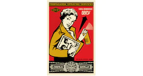 Shepard Fairey Obey Stay Up Girl Print (Signed, Open Edition)
