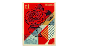 Shepard Fairey Rise Above Flower Print (Signed, Edition of 625)