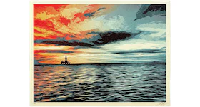 Shepard Fairey Sunset as the Fall Approaches Print (Signed, Edition of 550)