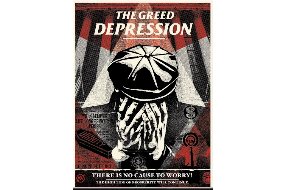 Shepard Fairey The Greed Depression Print (Signed, Edition of 300)