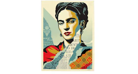Shepard Fairey The Women Who Defeated Pain (Frida Kahlo) Print (Signed, Edition of 550)