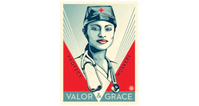 Shepard Fairey Valor & Grace Nurse Print (Signed, Edition of 450)