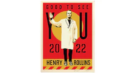 Shepard Fairey x Henry Rollins Good To See You Print (Signed, Edition of 250)
