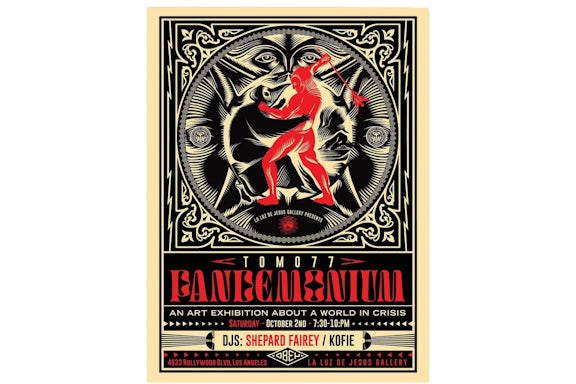 Shepard Fairey x Tomo77 Pandemonium Print (Signed, Edition of 300)