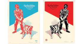 Shepard Fairey x nevermade Sadistic Dog Walker Print Set (Signed, Edition of 450)