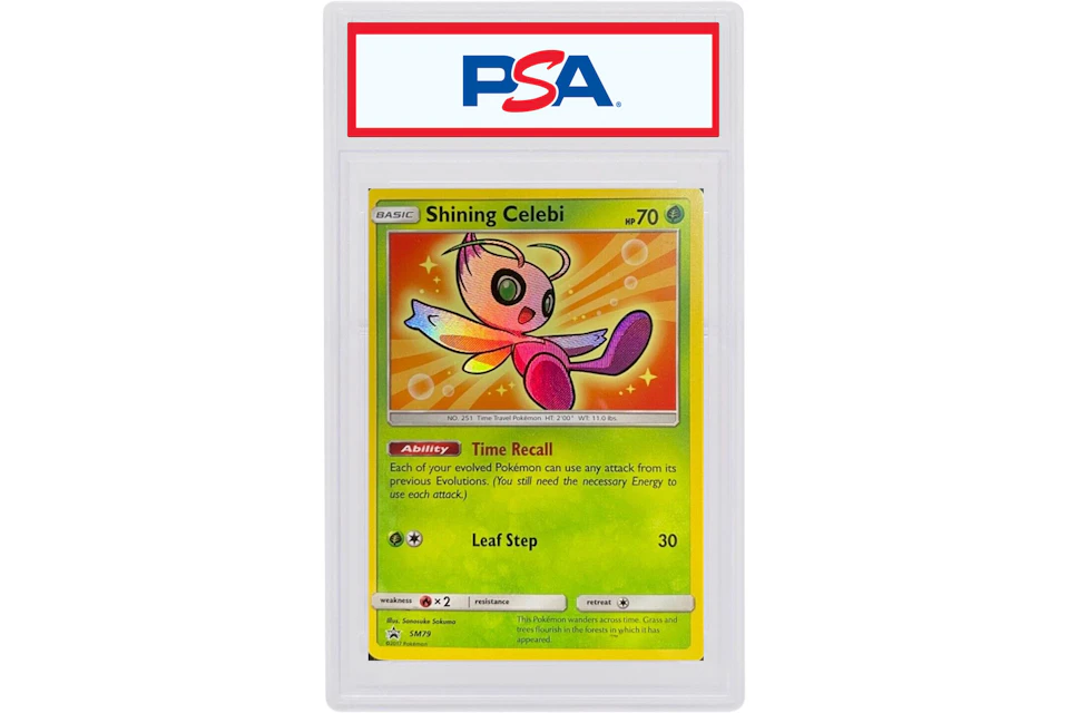 Shining Celebi 2017 Pokemon TCG Sun & Moon Black Star Promo ...