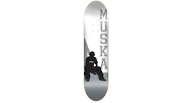 Shorty's Original Muska Silhouette 7.50 Skateboard Deck Grey