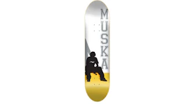 Shorty's Original Muska Silhouette 7.75 Skateboard Deck Yellow