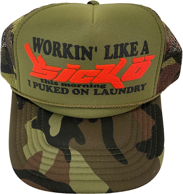 Isla Stewart Desviar tema Sicko Laundry Trucker Hat Camo - US