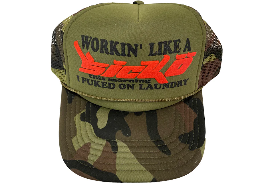 Sicko Laundry Trucker Hat Camo