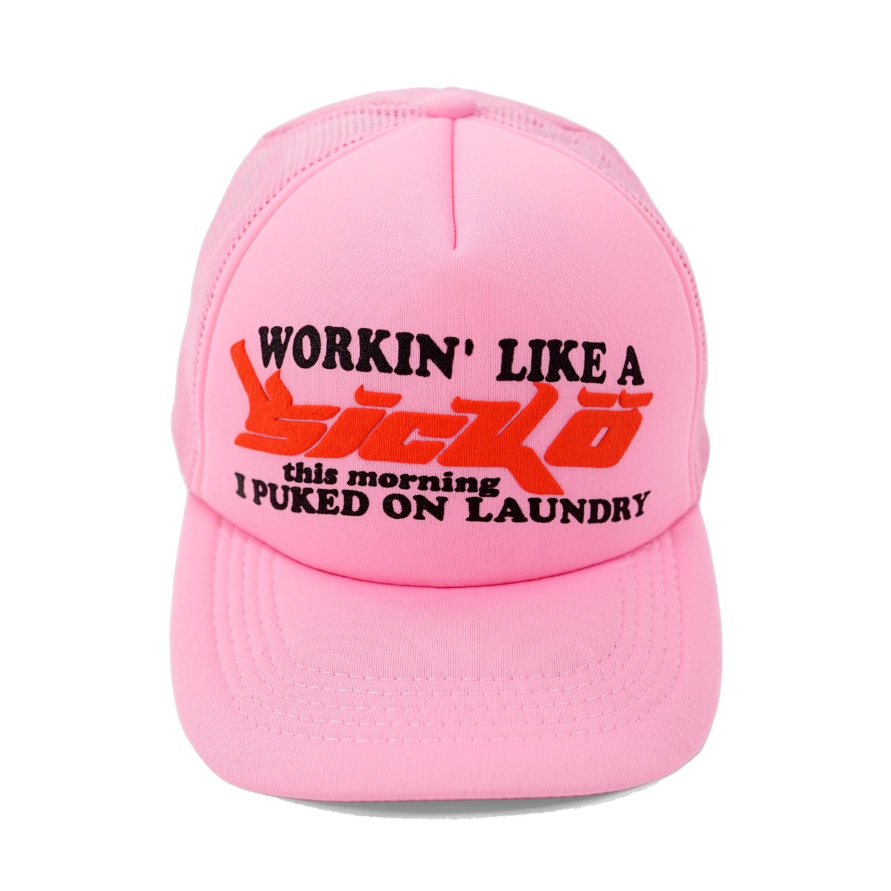 Sicko Laundry Trucker Hat Pink - FW21 - JP