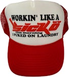 Sicko Laundry Trucker Hat Red/White