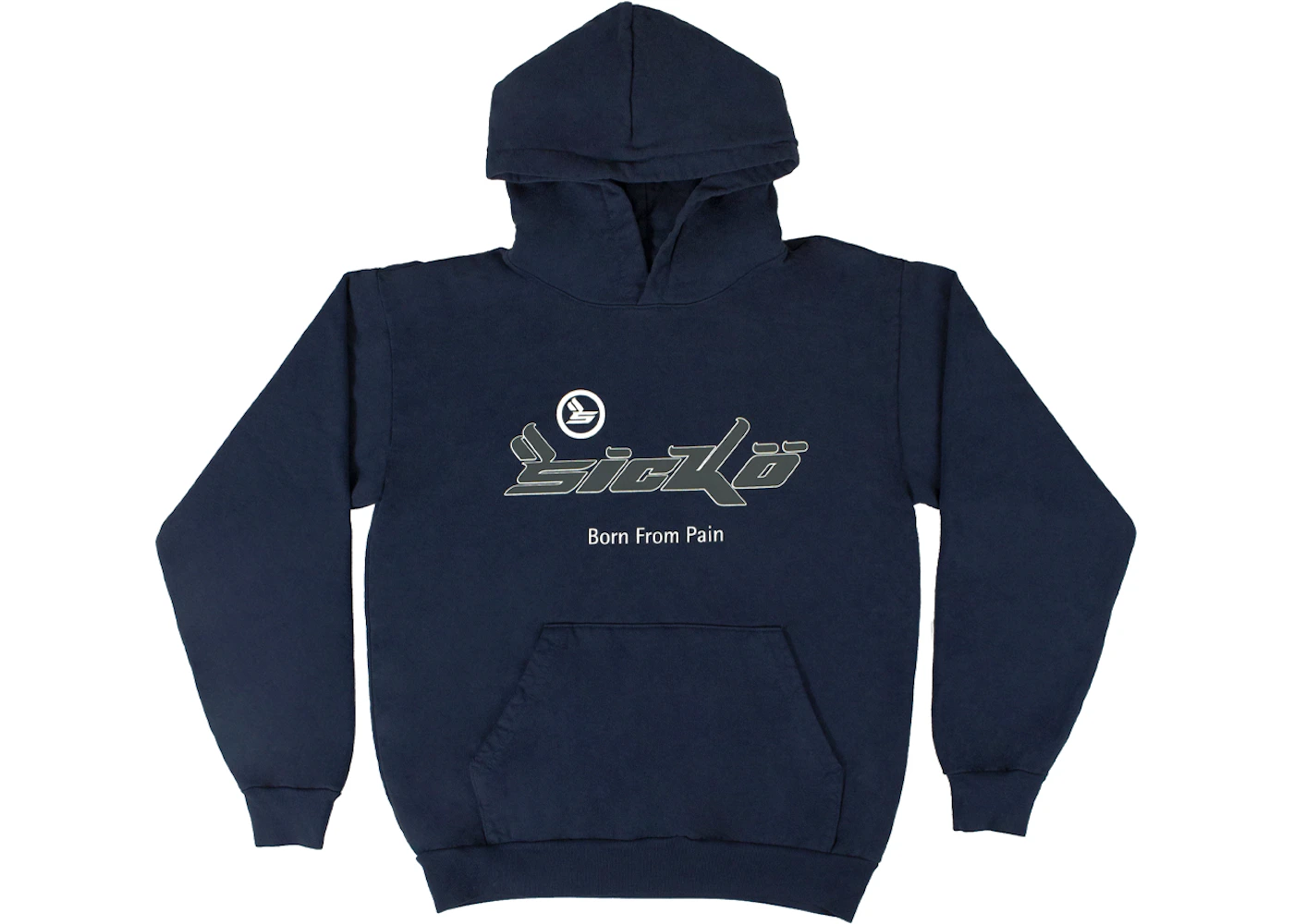 Sicko Pain Hoodie Indigo Men s FW19 GB