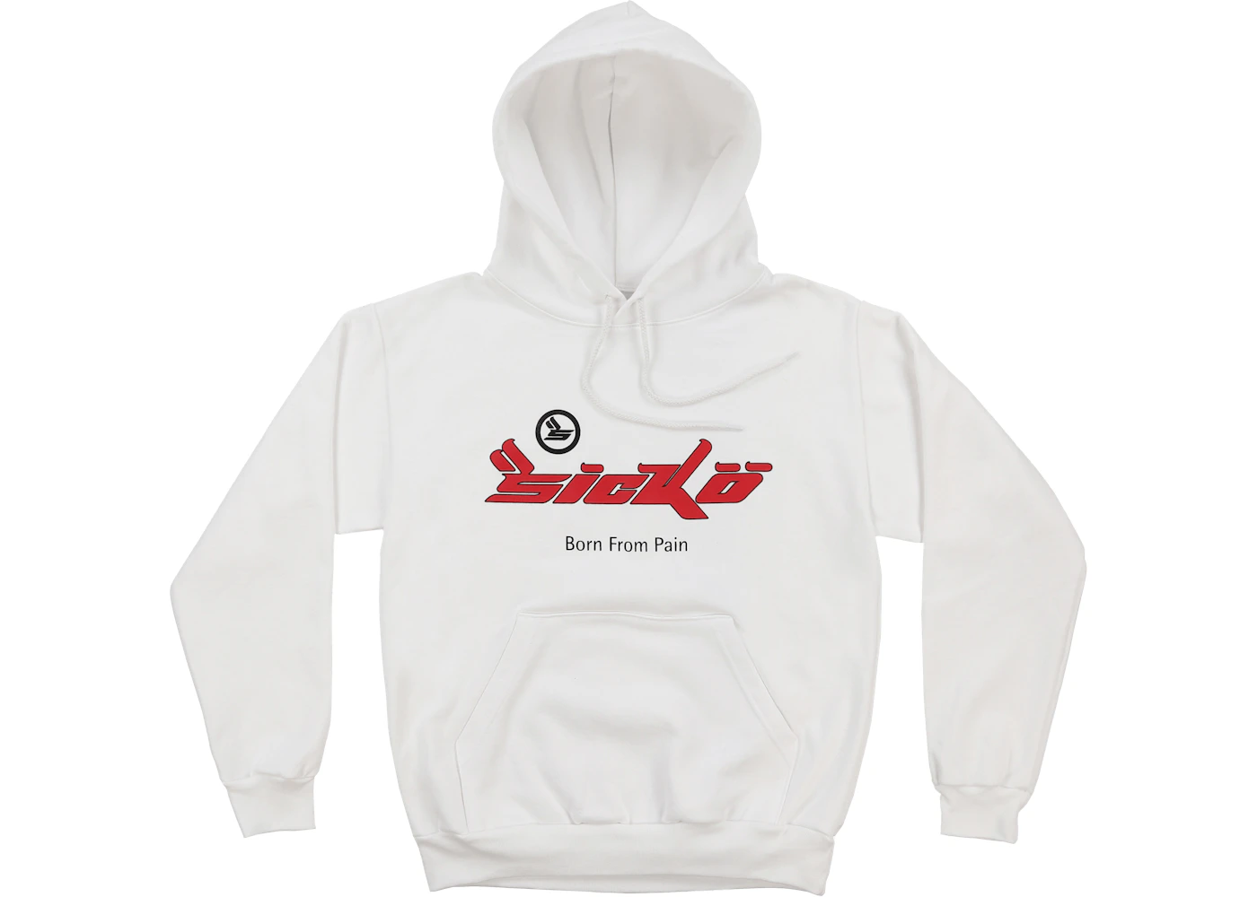 Sicko Pain Hoodie White Men s FW18 US