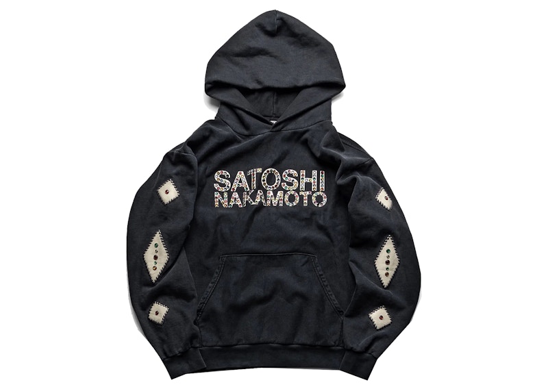 Sicko x Satoshi Nakamoto Studded Logo Hoodie Black メンズ - FW22 - JP