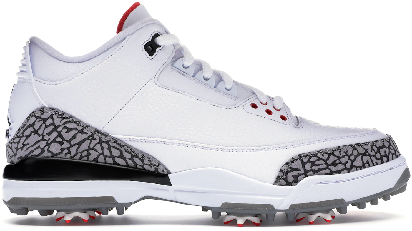 Jordan 3 Retro Golf White Cement Men's - AJ3783-100 - US