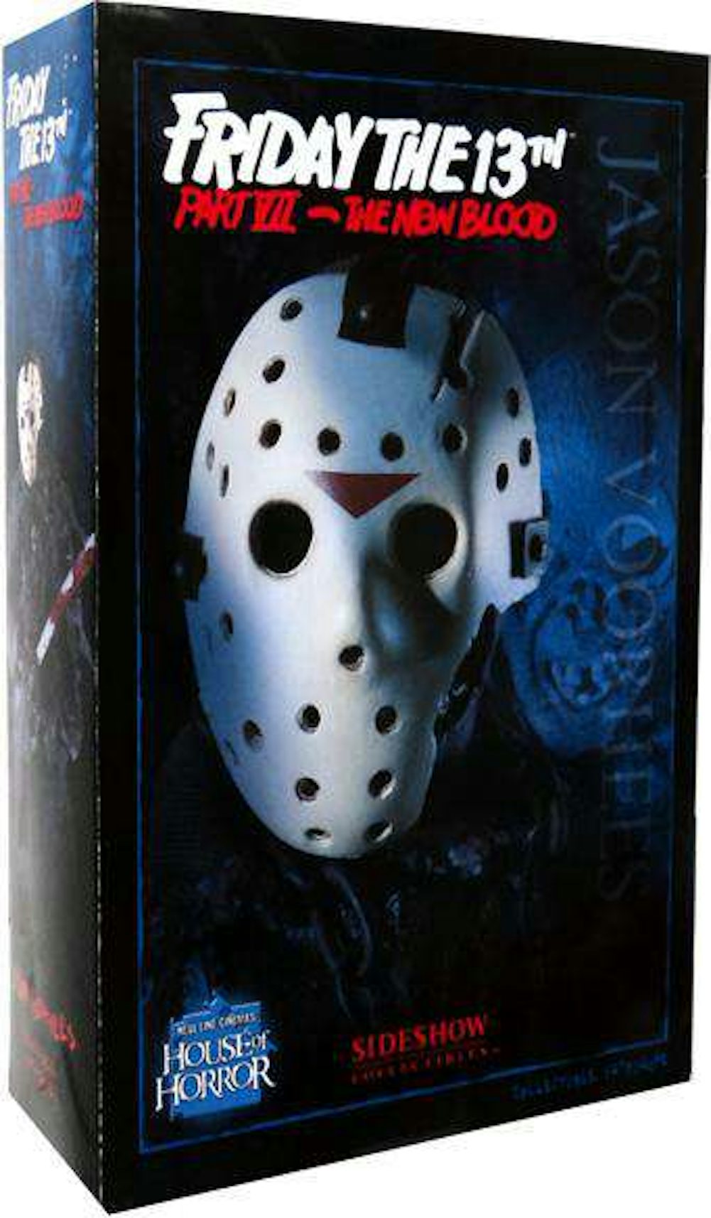Friday the 13th Display Case Custom Collectible Jason Voorhees Mask Stand  Holder Horror Movie Prop Halloween 